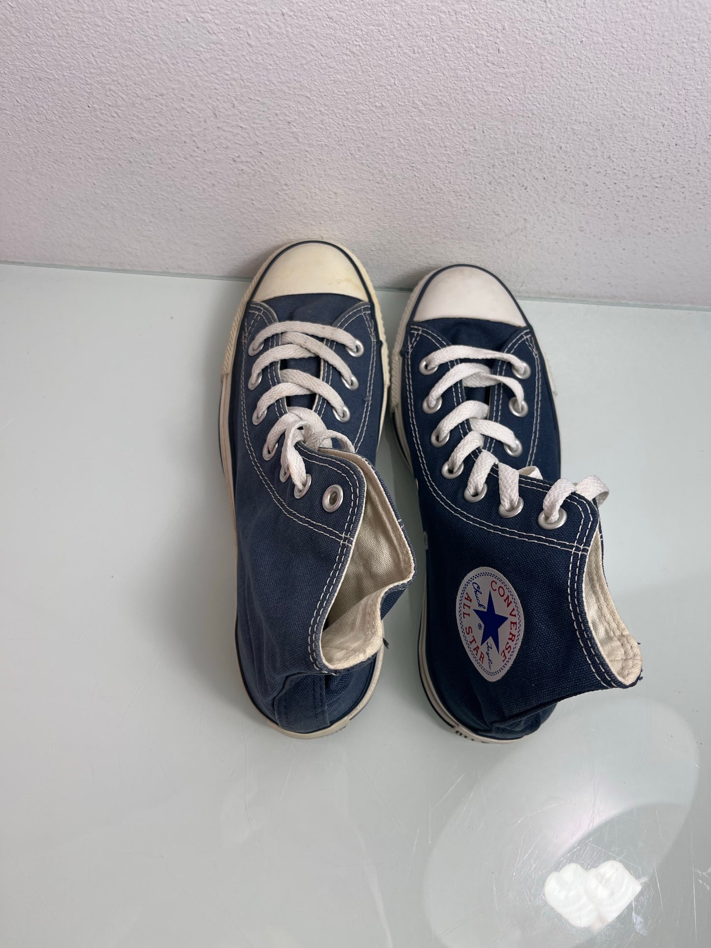 Converse Chuck Taylor All Star "Navy" MISMATE Men's L:5.5 R:4.5-M9622