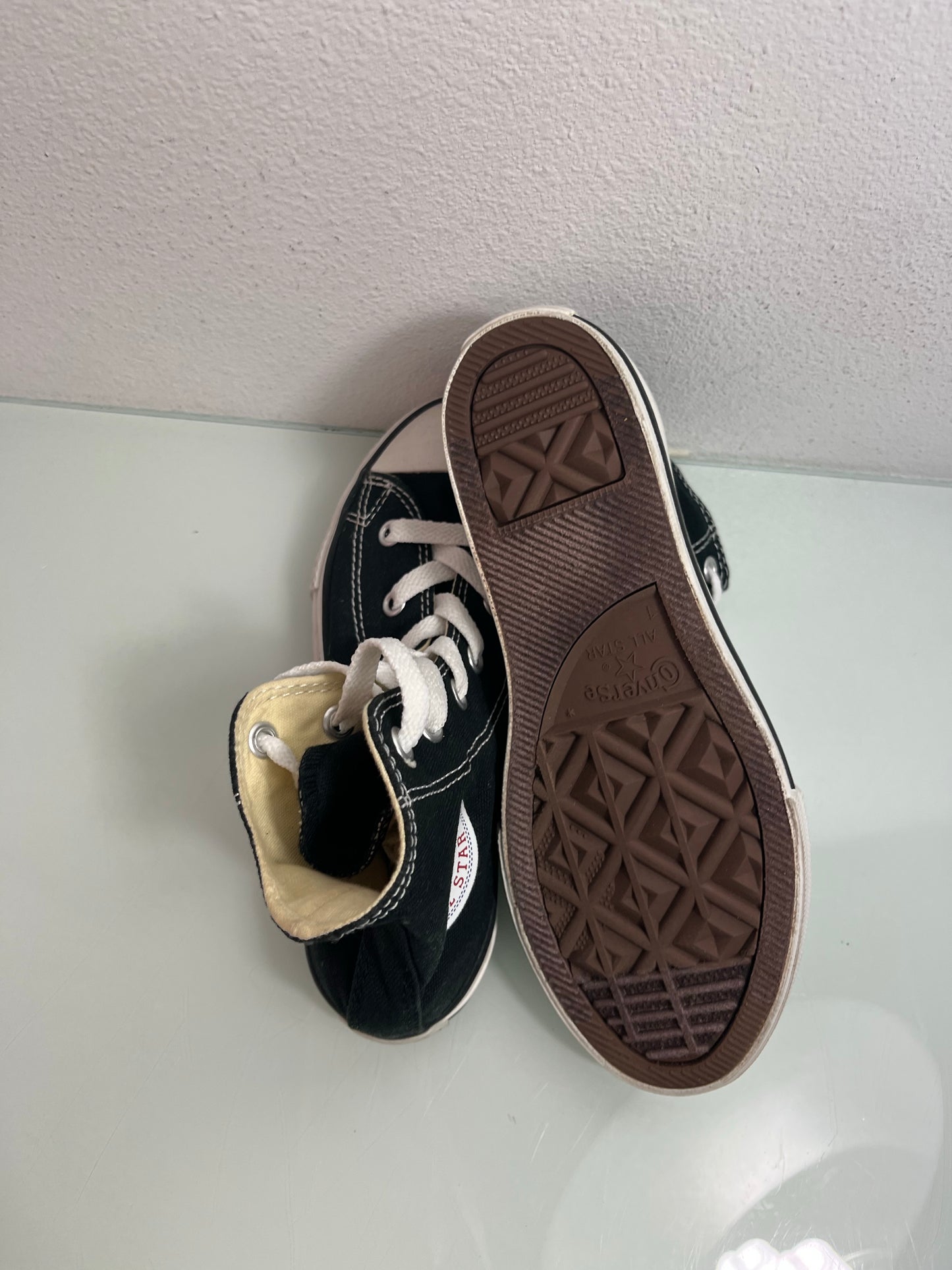 Converse Chuck Taylor All Star "Black" MISMATE Kid's L:13 R:1-3J231