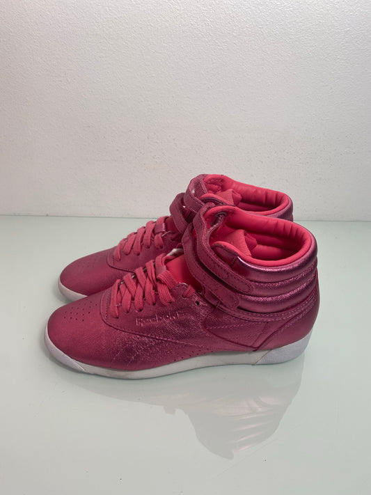 Reebok Freestyle Hi Metallic "Sharp Pink" Women's 6 - CN0960