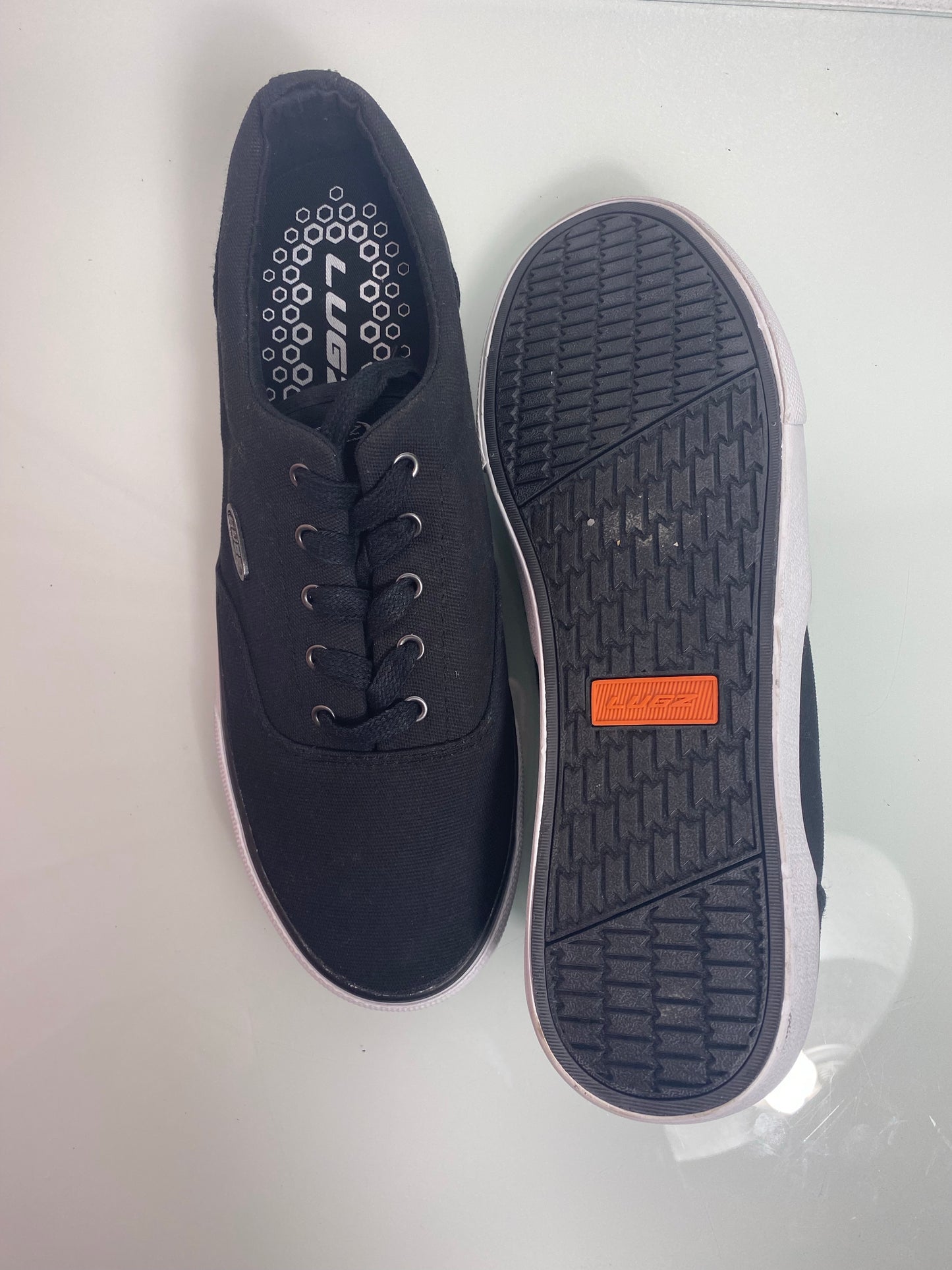 Lugz Canvas Boat Shoes "Black" Men's 10.5 - MSEABRC 060