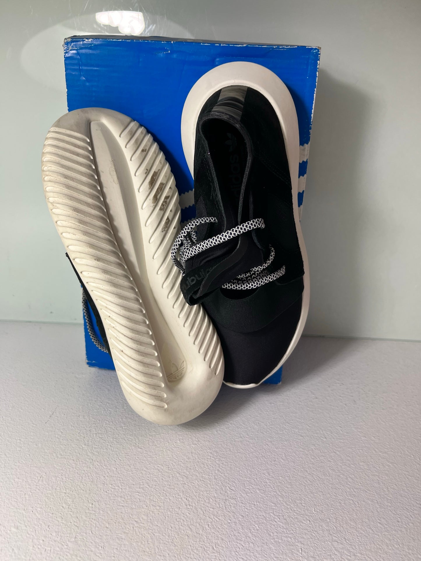 Adidas Tubular Defiant "Black/White" Women's 5- S75903