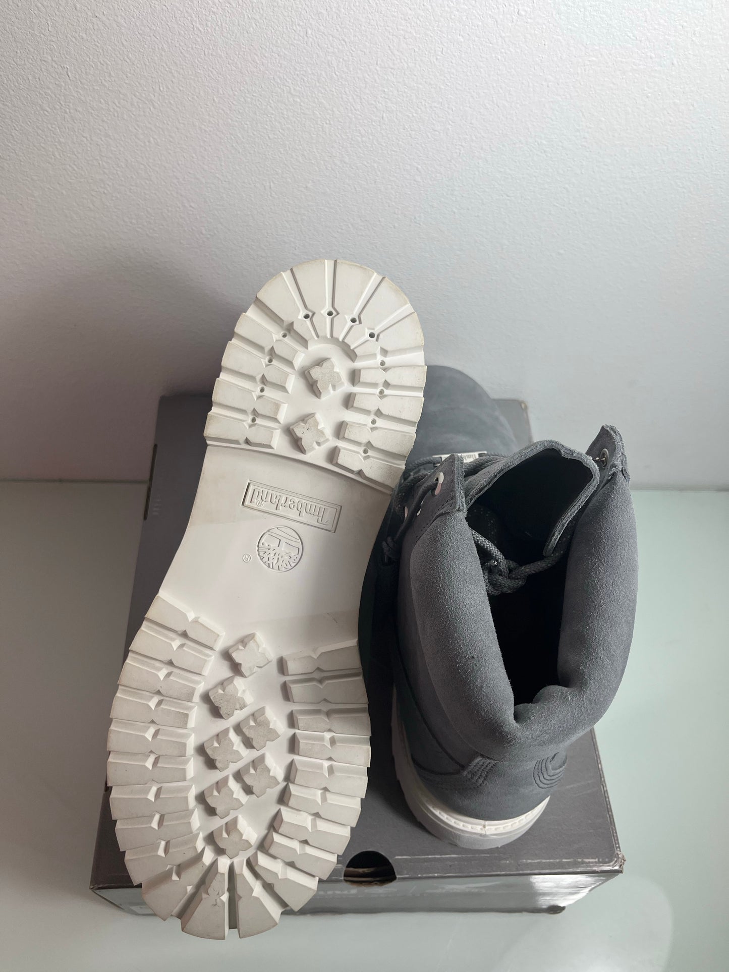 Timberland 6 Inch Premium boot "Light Grey" Men's 13-TB0A1Q3K