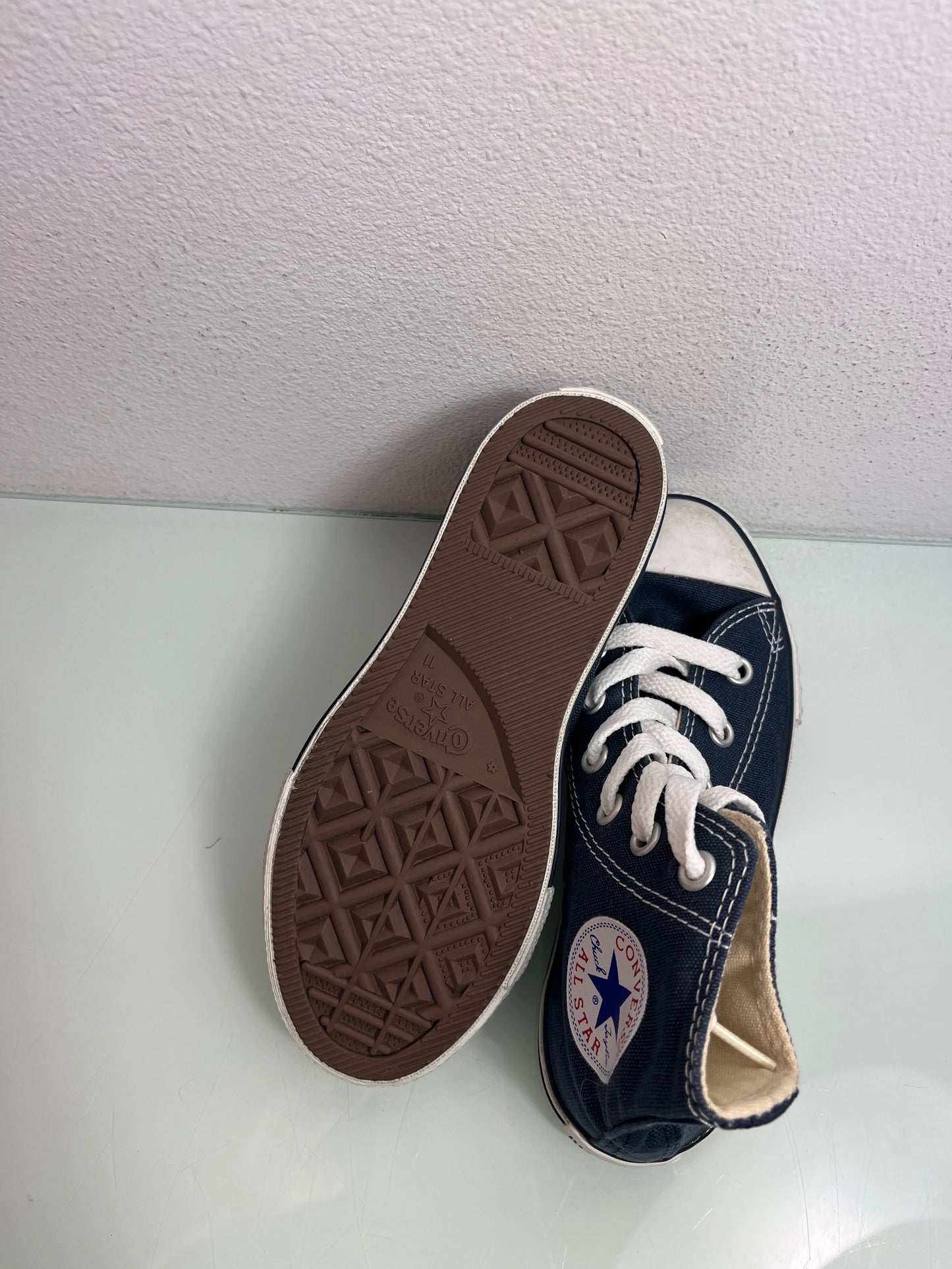 Converse Chuck Taylor All Star "Navy" MISMATE Kid's L:11 R:12-3J233