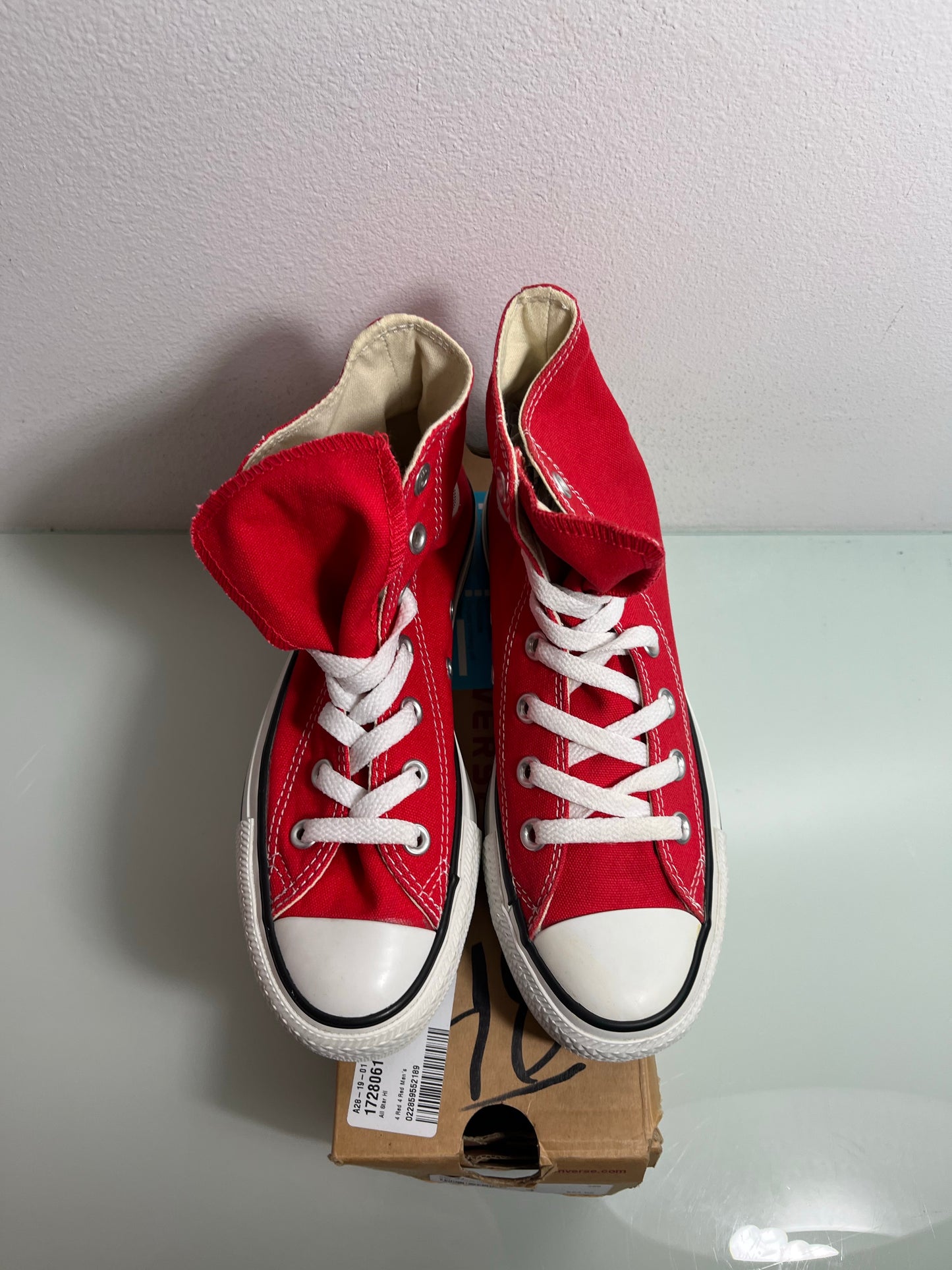 Converse Chuck Taylor All Star High "Red" Men's 4.5 Women's 6.5-M9621