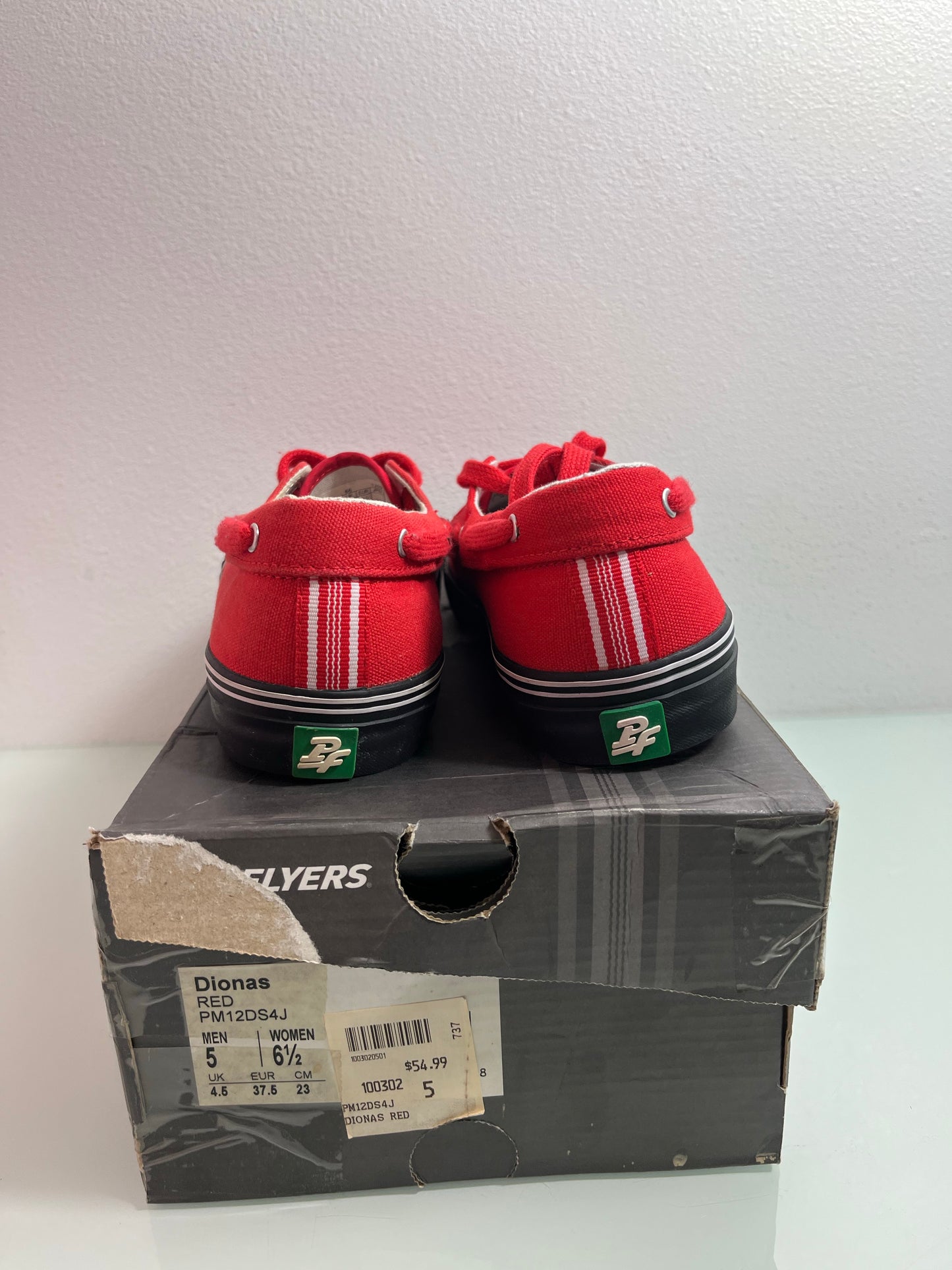 PF Flyers Dionas "Red" Men's 5 Women's 6.5- PM12DS4J