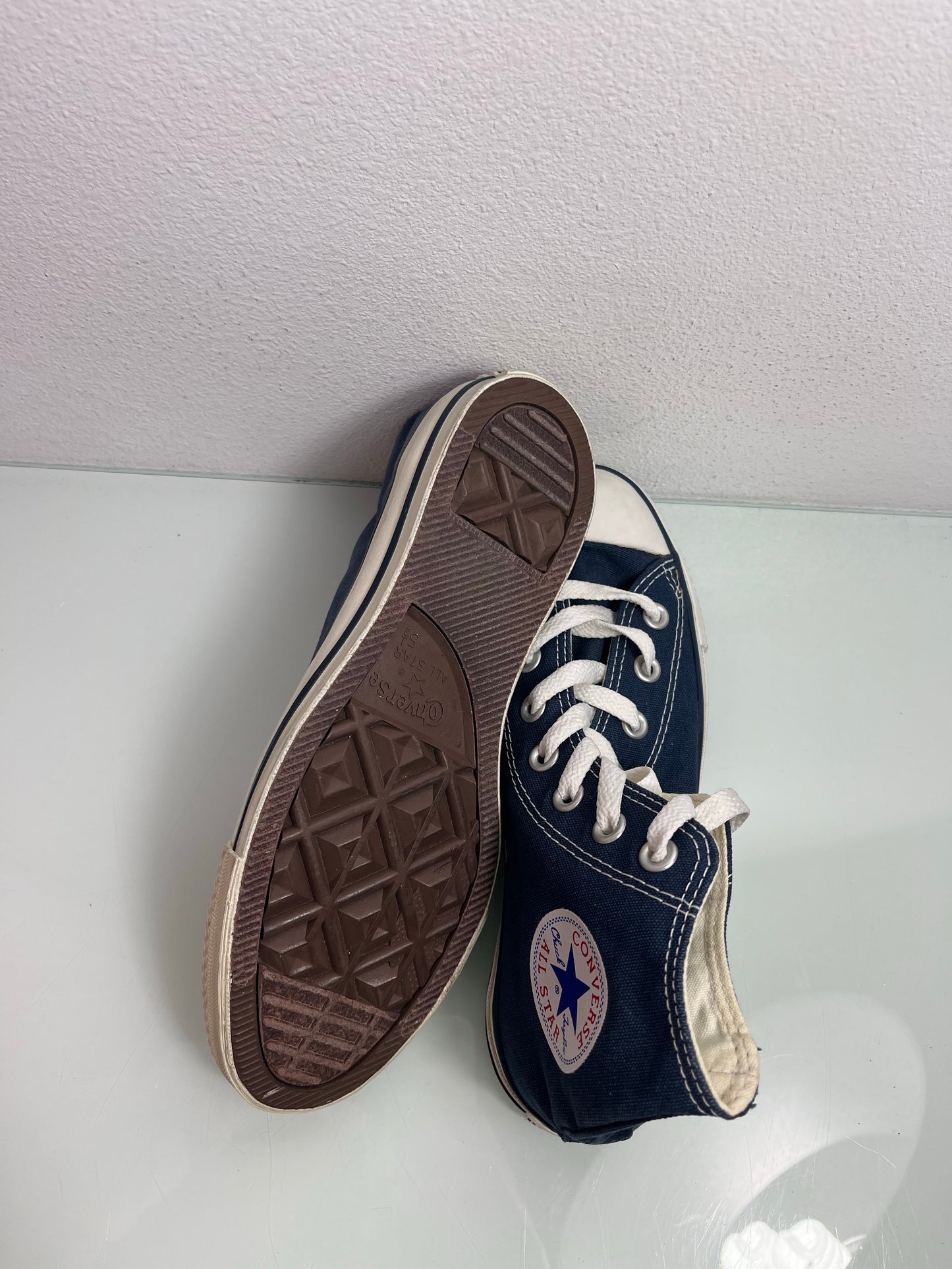Converse Chuck Taylor All Star "Navy" MISMATE Men's L:5.5 R:4.5-M9622