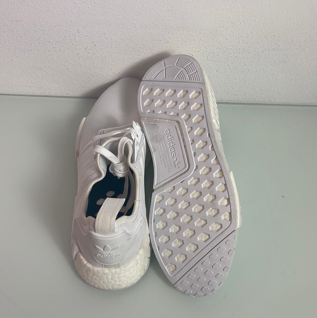 Adidas NMD R1 "Triple White" MISMATE Men's L:12 R:11-BA7245
