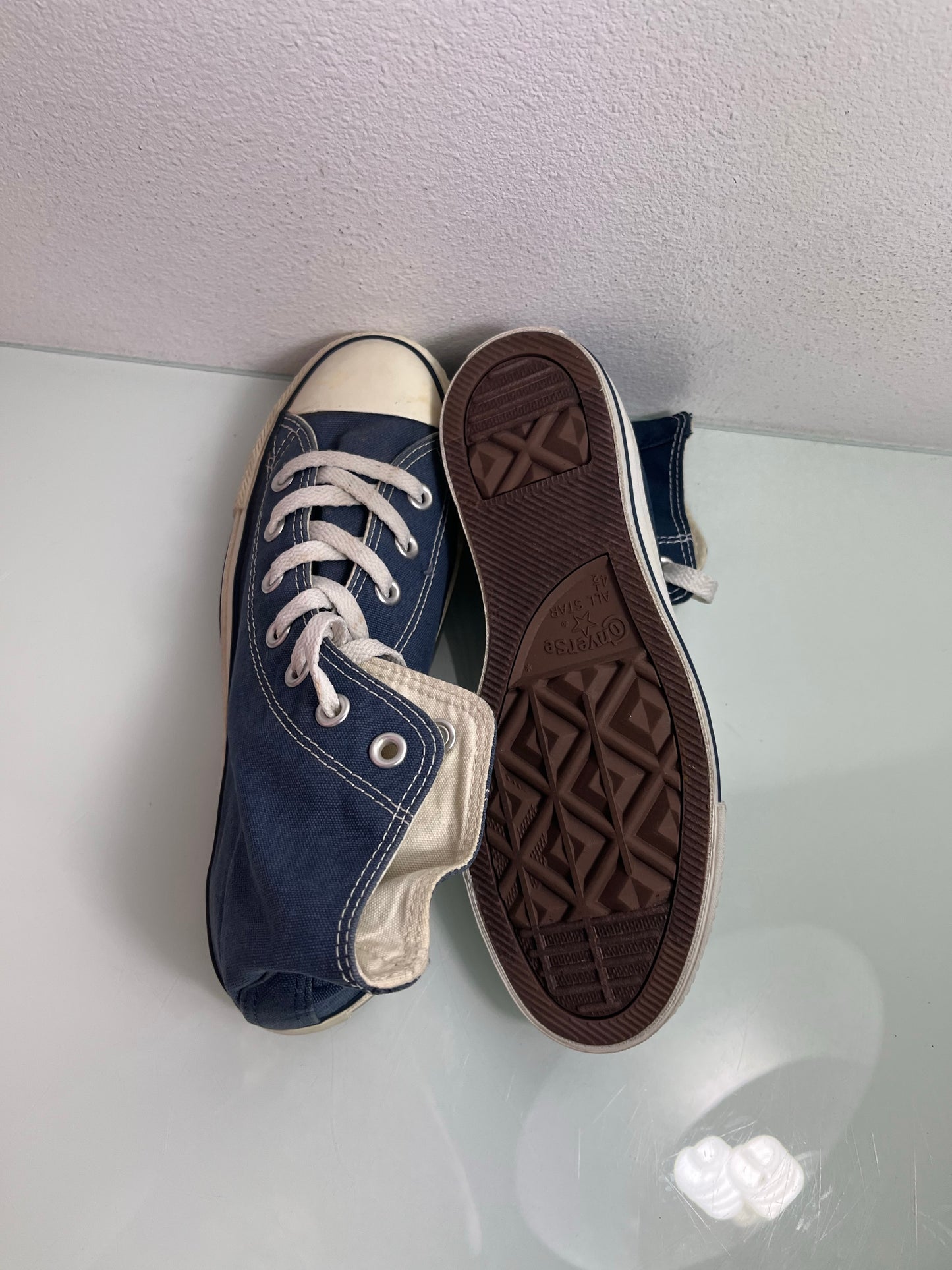 Converse Chuck Taylor All Star "Navy" MISMATE Men's L:5.5 R:4.5-M9622