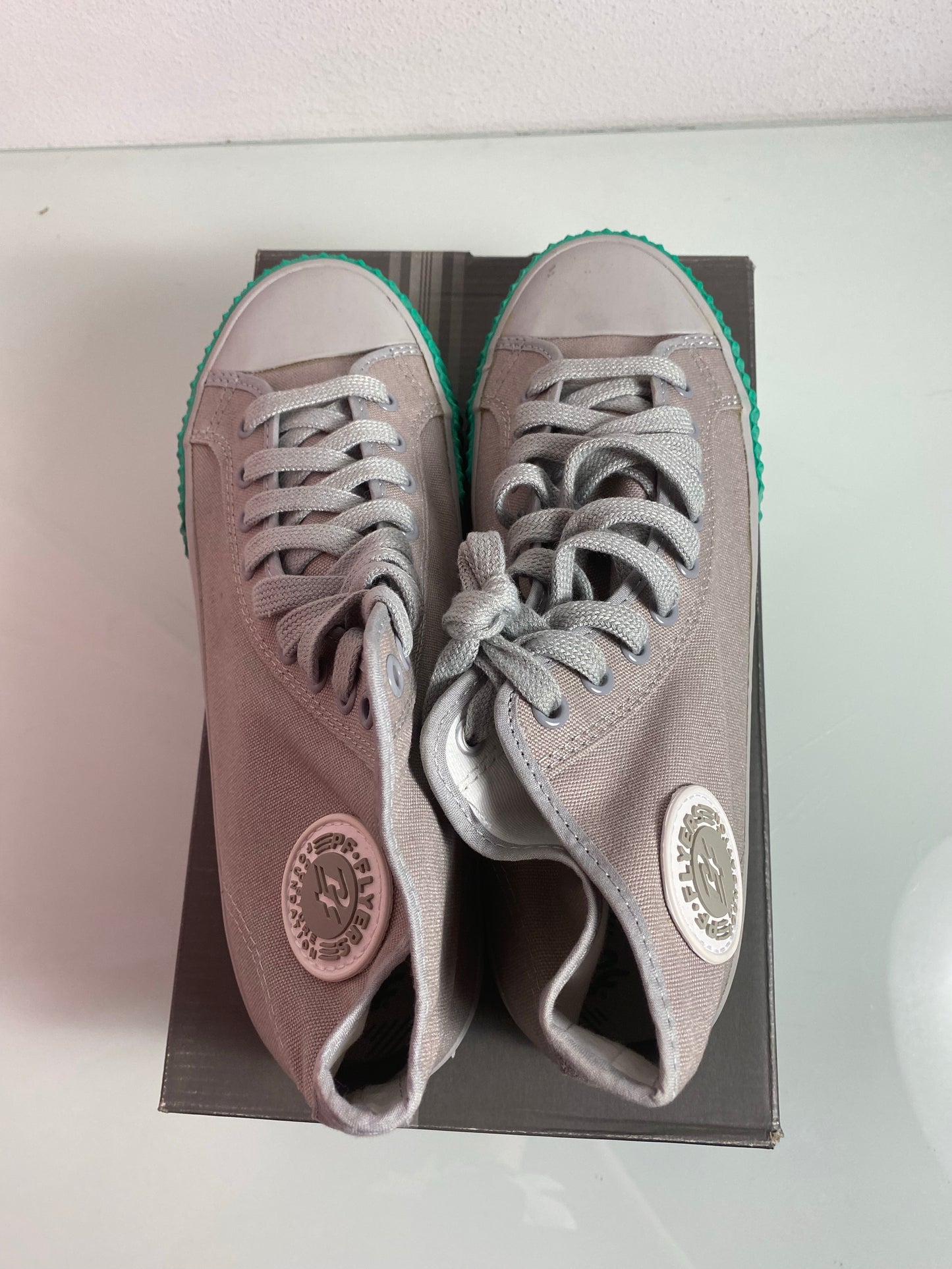 PF Flyers "Grey/Mint" Men's 9 - PM13OH2F