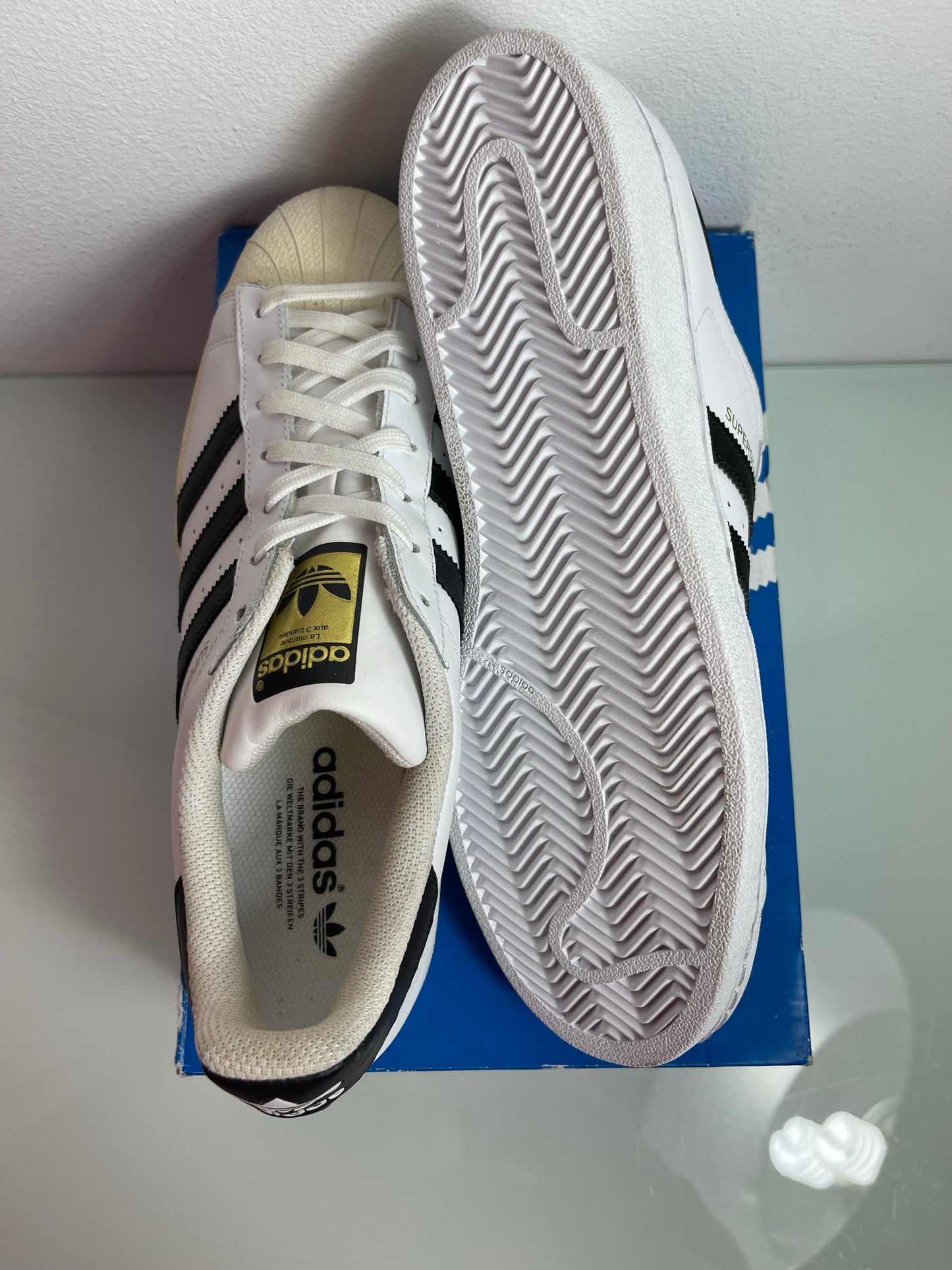 Adidas Superstar "White" MISMATE Men's L:8.5 R:8- B27136