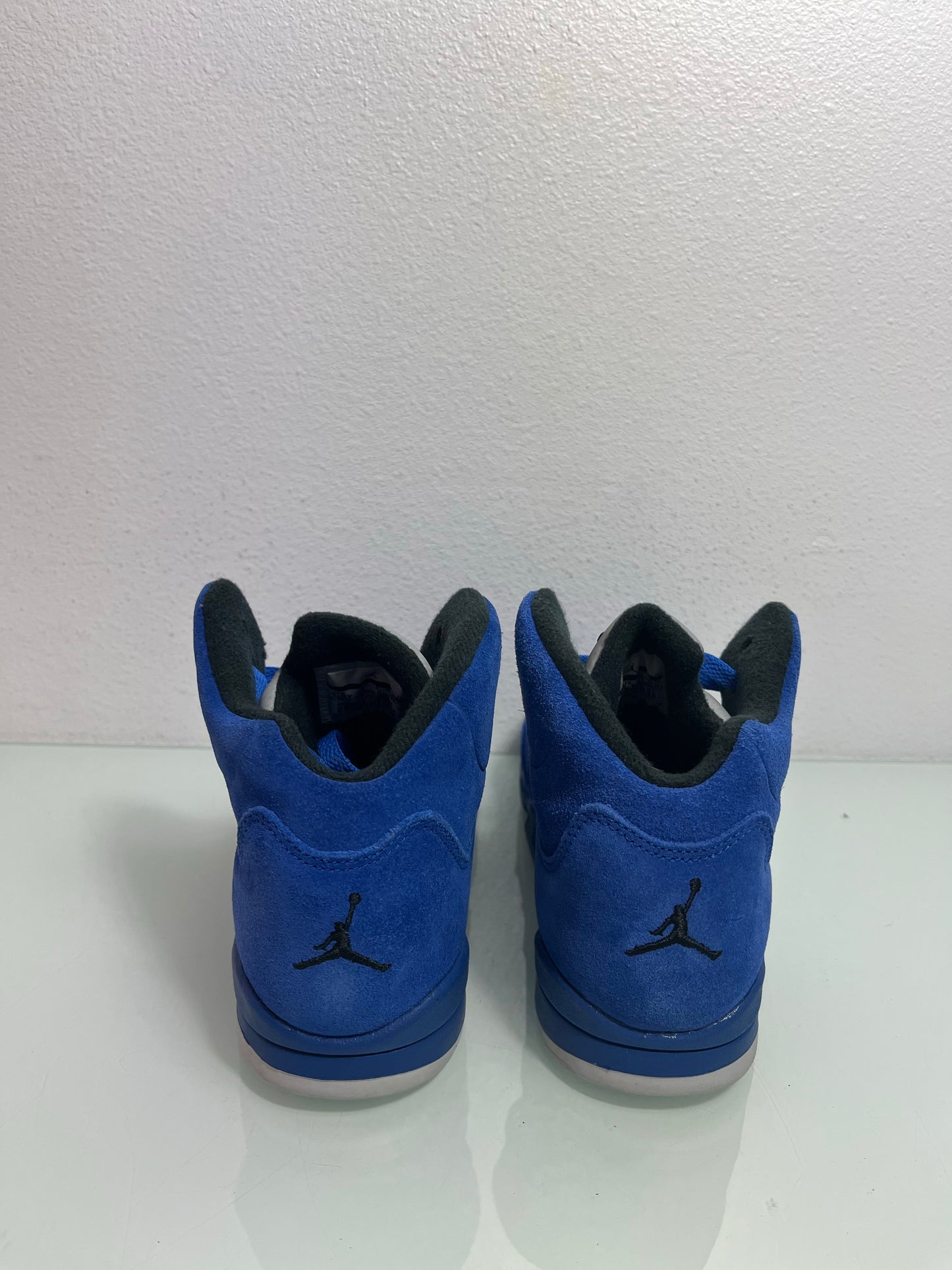 Jordan 5 Retro "Blue" Suede MISMATE Youth's L:1.5 R:1- 440889 401