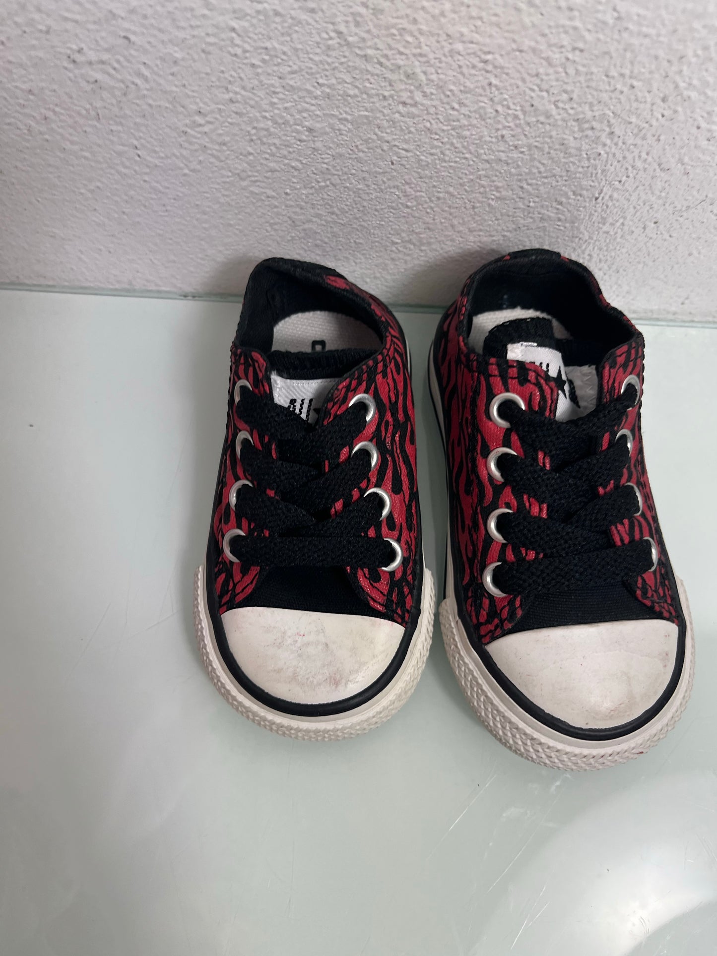 Converse (Fire) "Red/Black" MISMATE Infant's L:4 R:3-710051F