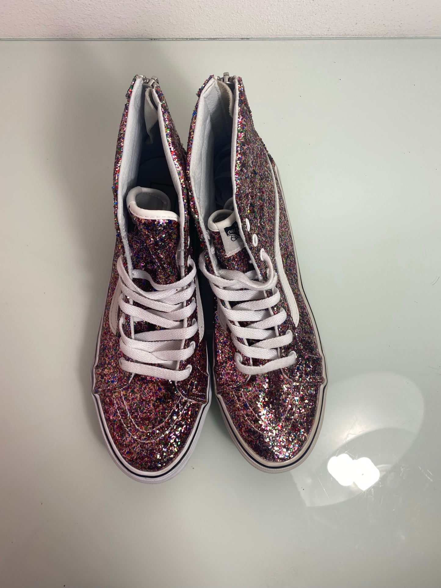 Vans Unisex Sk8-Hi "Glitter" Men's 9 - VN-0A349CLX7