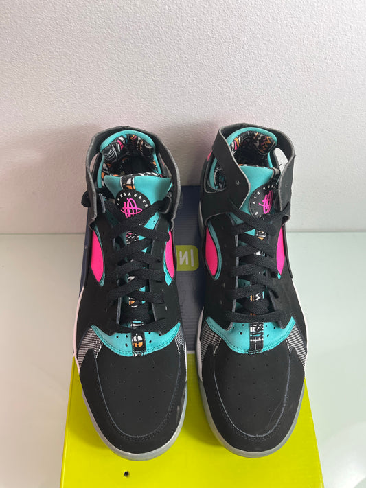 Nike Huarache South Beach "Black/Multicolor" MISMATE Men's L:11 R:10-705005 003