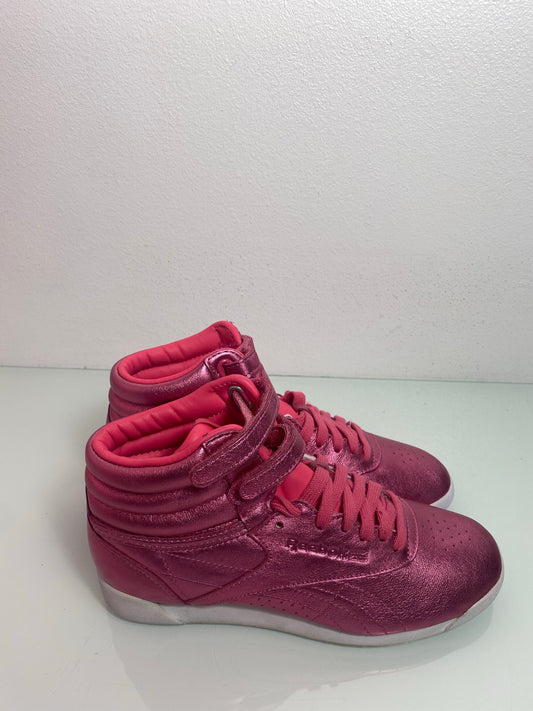 Reebok Freestyle Hi Metallic "Sharp Pink" Women's 6 - CN0960