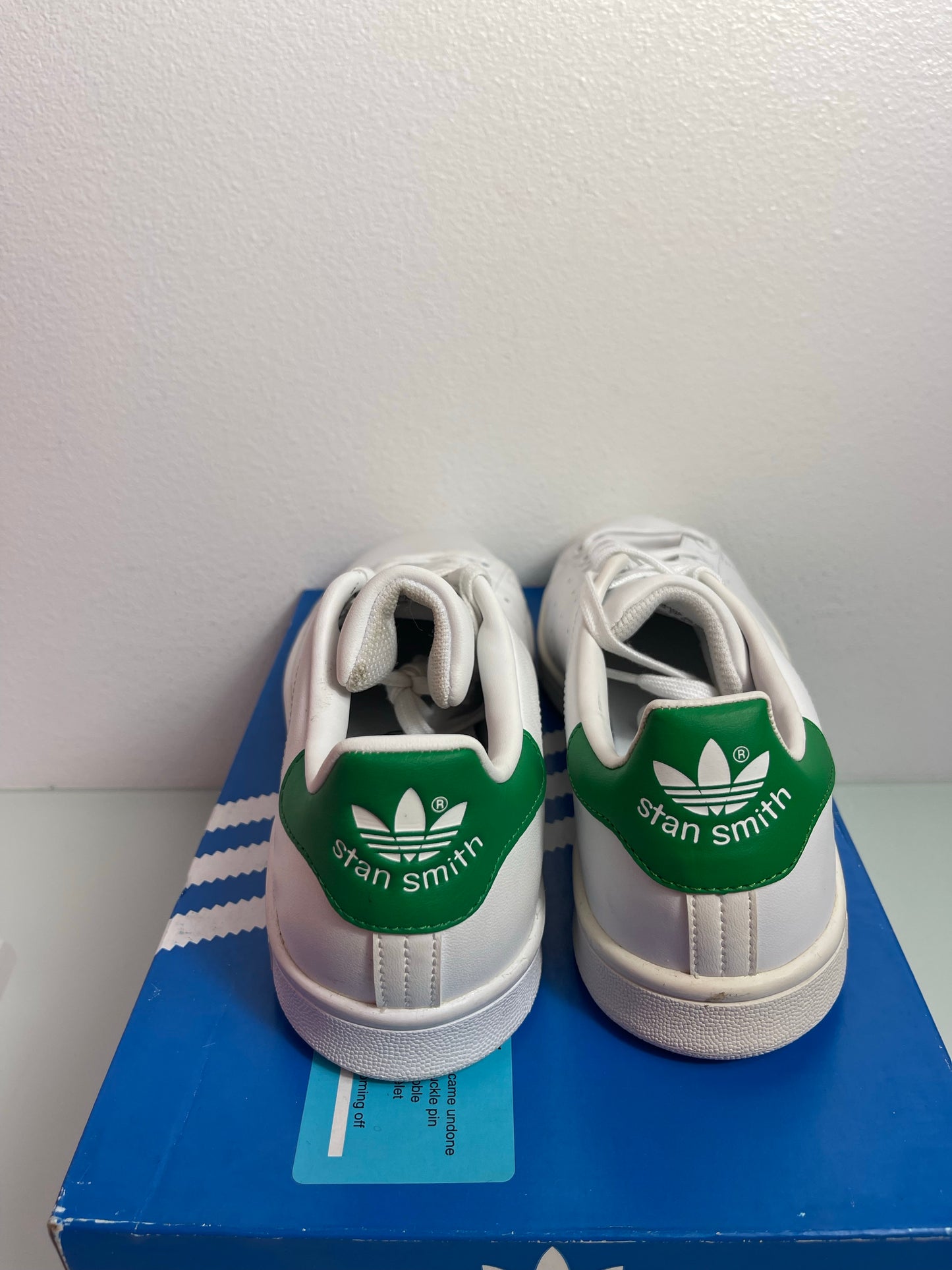 Adidas Stan Smith "White/Green" MISMATE Junior's L:6.5 R:6- M20605