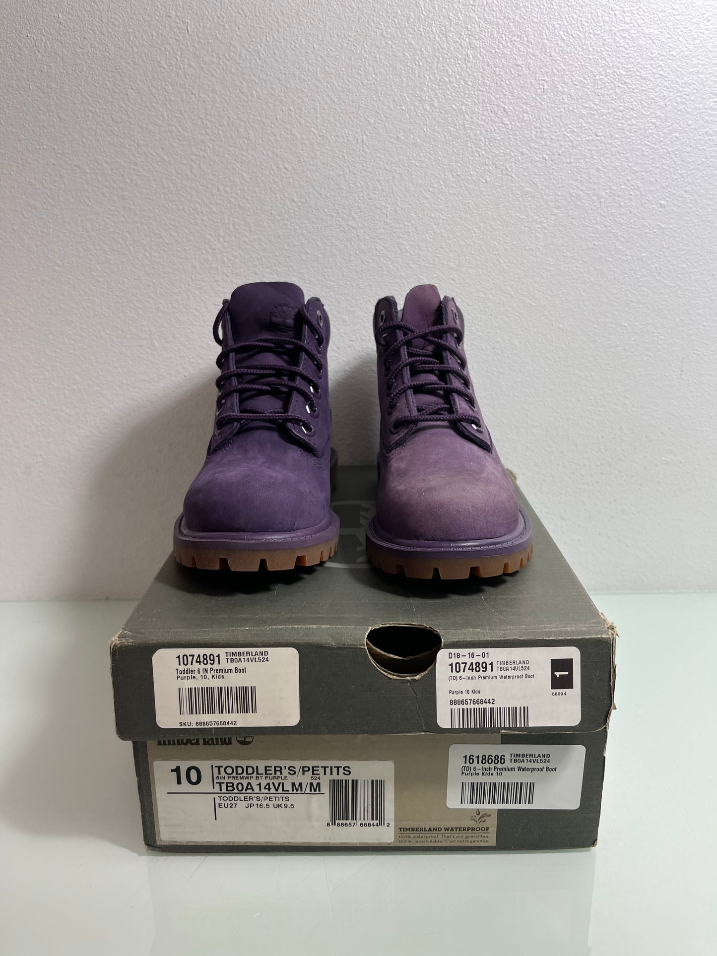 Timberland Boot "Purple" Toddler's 10t- TB0A14VLM