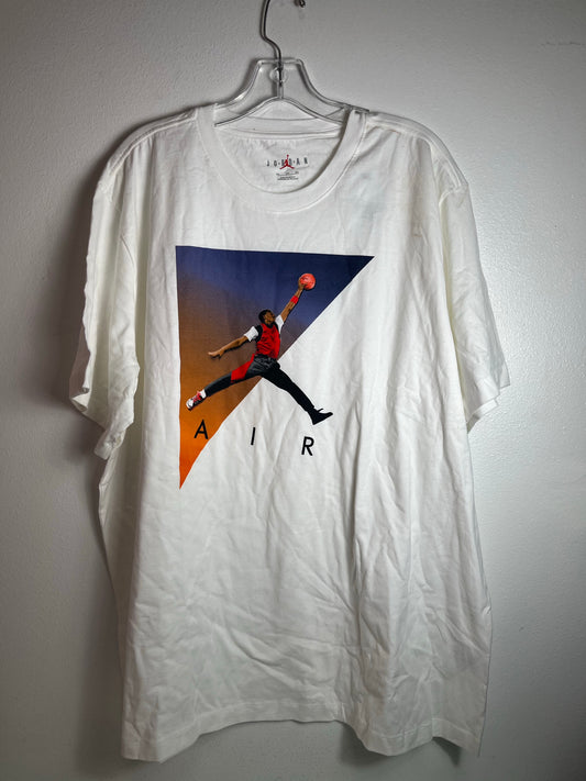 Air Photo Short-Sleeve T-Shirt "White/Multicolor" Men's XXL-CZ8410 100