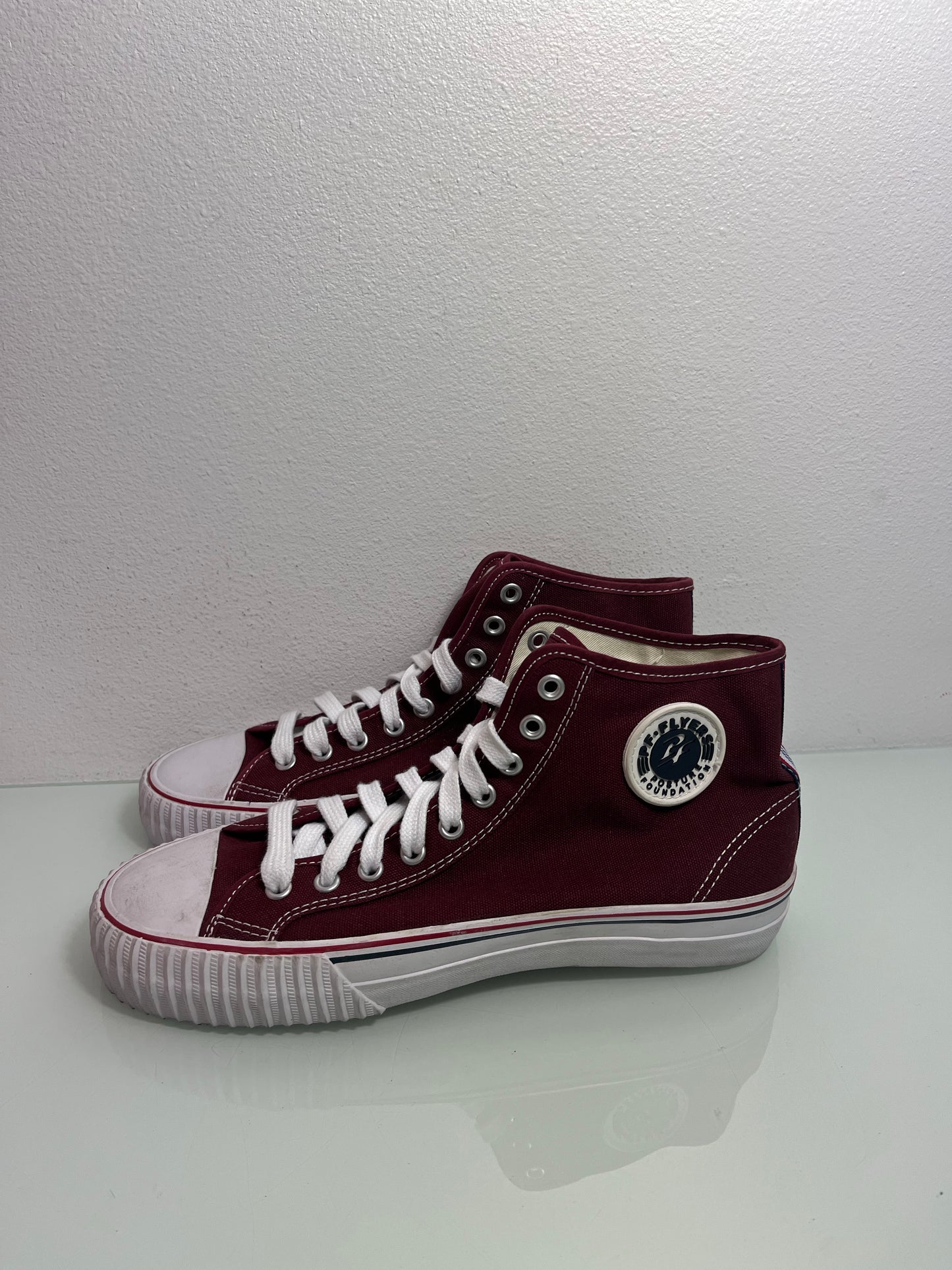 PF Flyers Center High "Burgundy" MISMATE Men's R:8.5 L:9- 6317288