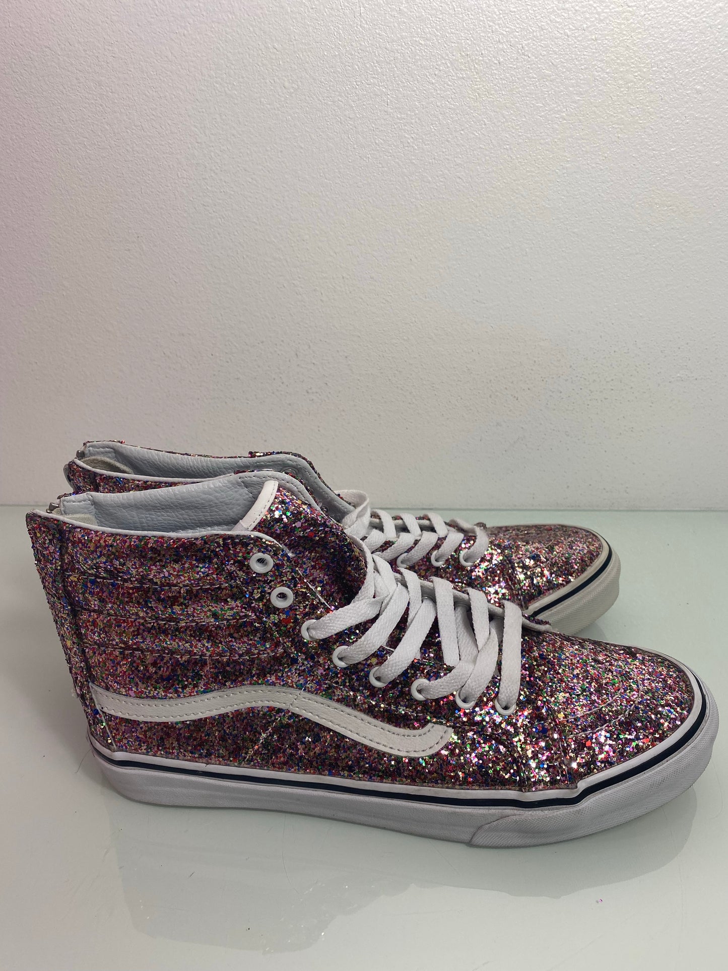 Vans Unisex Sk8-Hi "Glitter" Men's 9 - VN-0A349CLX7