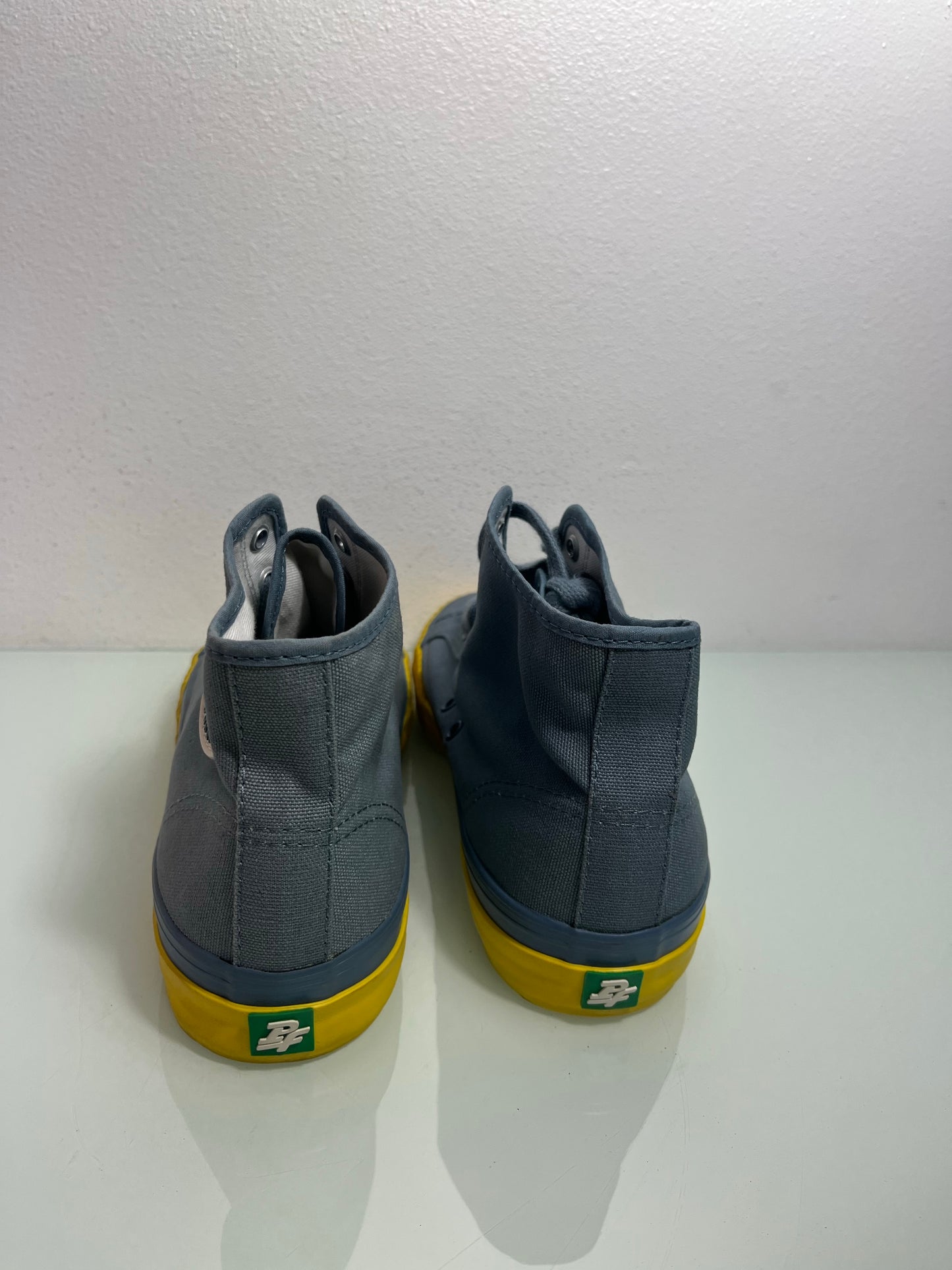 PF Flyers Center High "Grey/Yellow" MISMATE Men's L:8 R:8.5-PM13OH2G