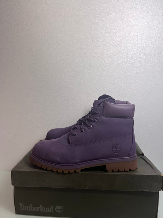 Timberland 6 Inch Premium Waterproof Boot "Purple" Youth's 7-TB0A1OCR