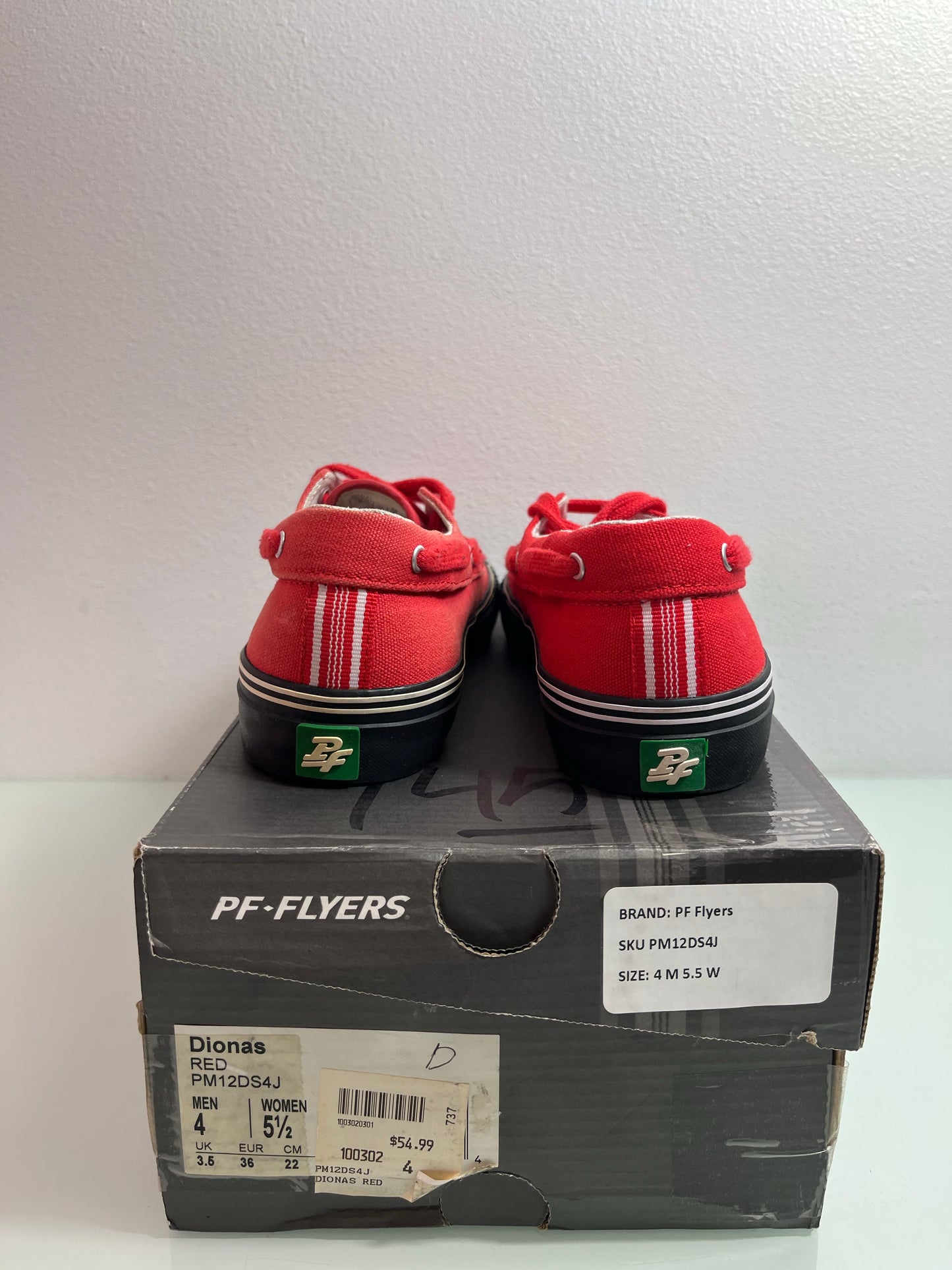 PF Flyers Dionas "Red" Men's 4 Women's 5.5- PM12DS4J