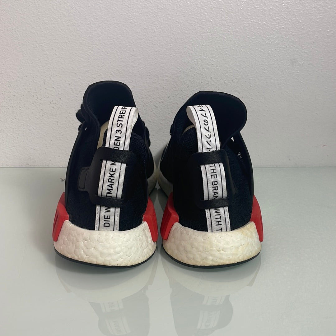 Adidas NMD R1"Black/Red-Blue" MISMATE Men's L:11 R:10- BY1909