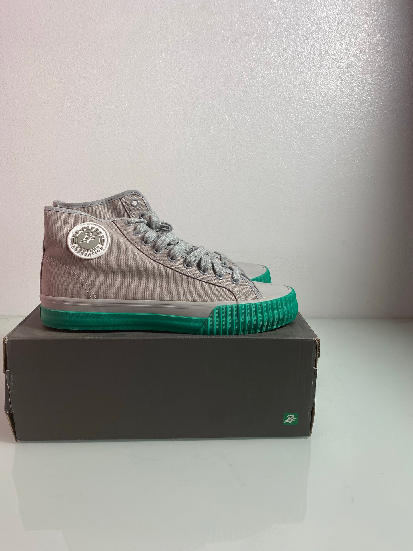 PF Flyers "Grey/Mint" Men's 9 - PM13OH2F