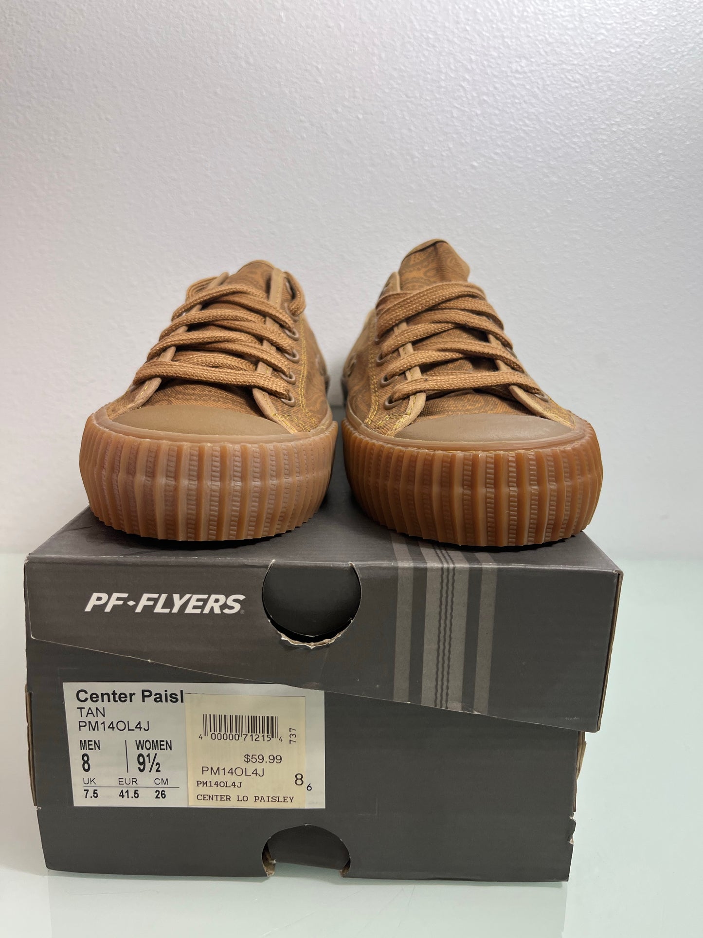 PF Flyers Center Paisley "Tan" Men's 8- PM14OL4J