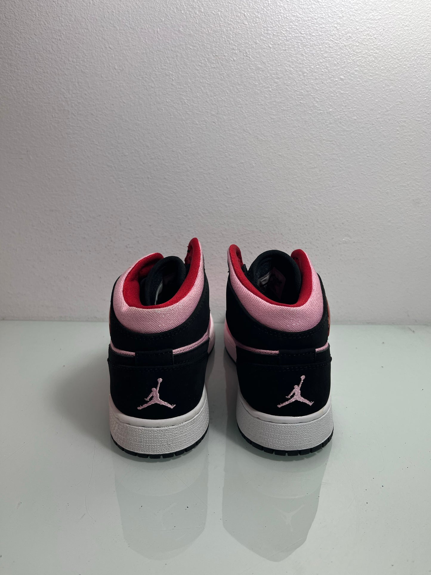 Nike Air Jordan 1 Retro Mid "Ion Pink" MISMATE Youth's L:6 R:5-555112 608