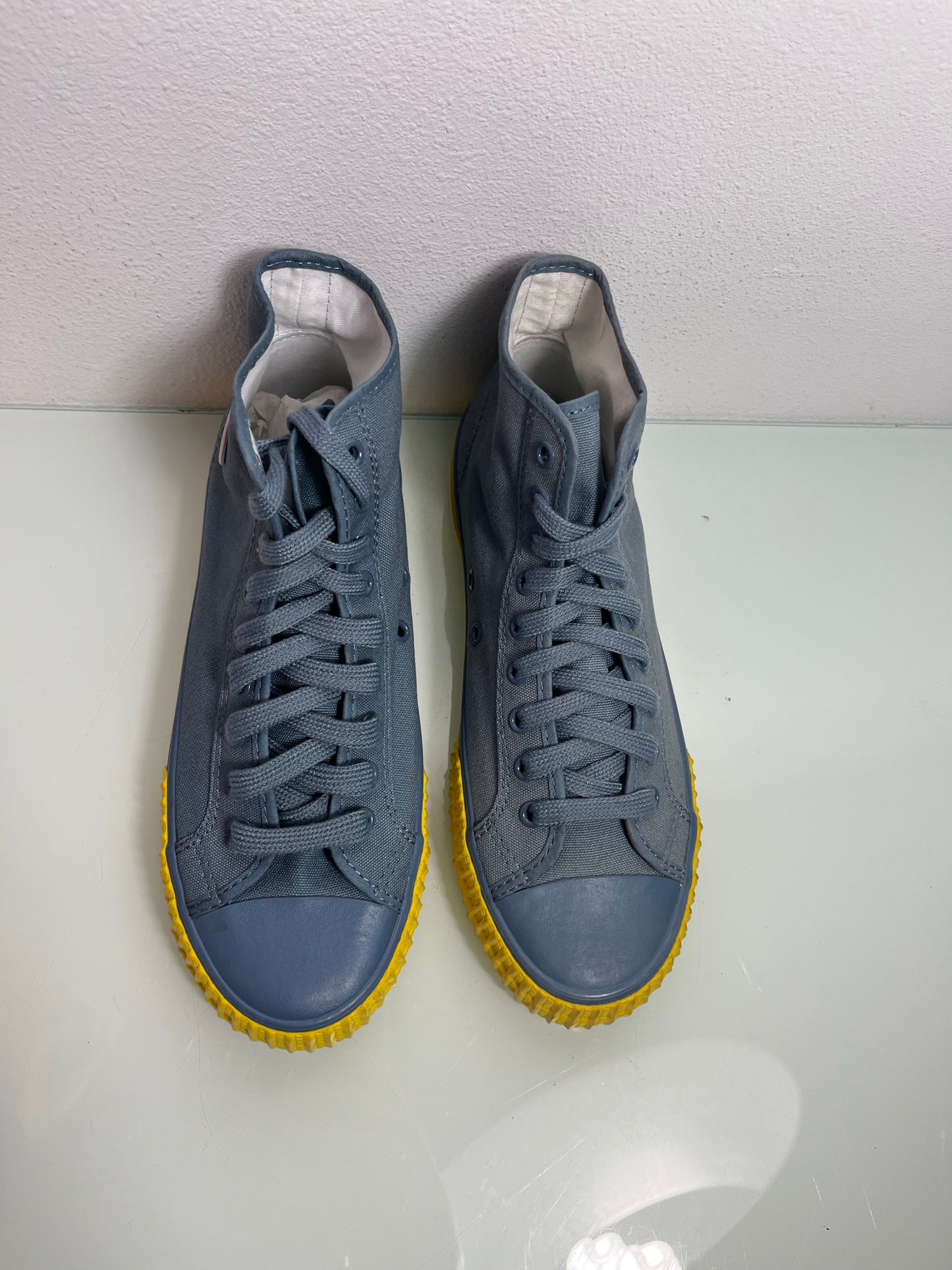 PF Flyers Center High "Grey/Yellow" MISMATE Men's L:8 R:8.5-PM13OH2G