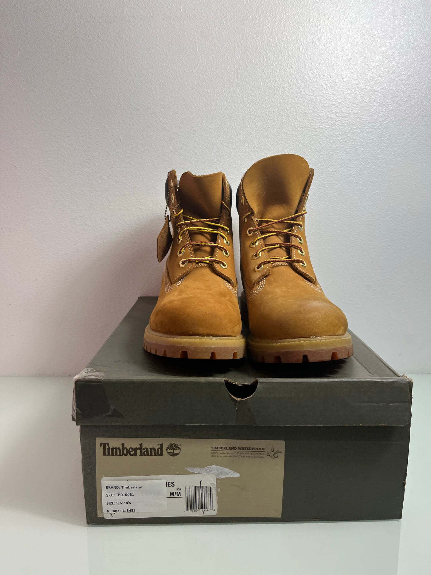 Timberland 6 Inch Premium Boot "Wheat" Men's 9-TB010061