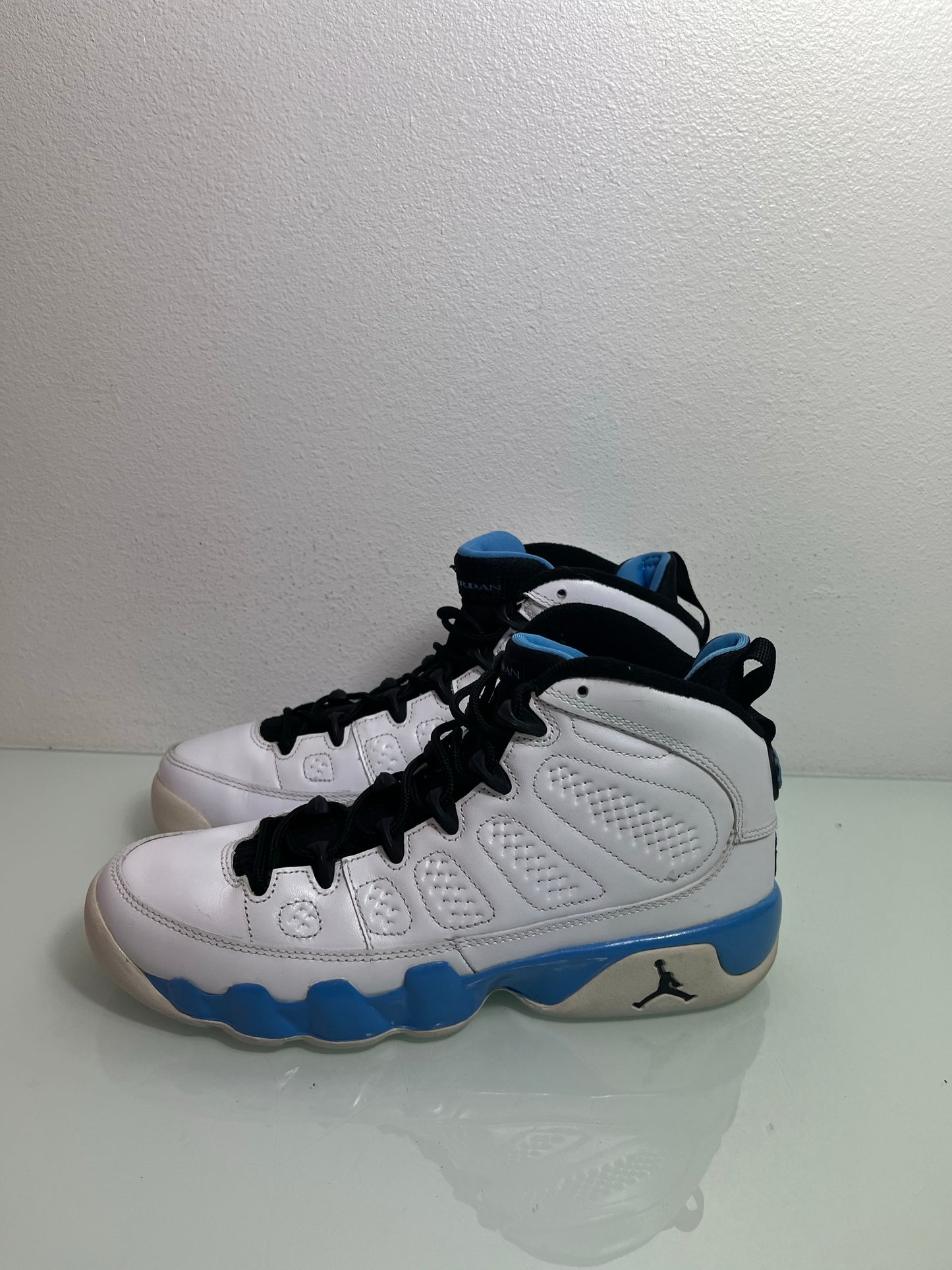 Air Jordan 9 Retro GS 'University Blue' MISMATE Youth's L:5.5 R:6- 302359 103