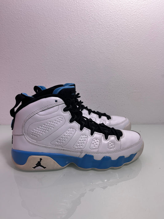 Air Jordan 9 Retro GS 'University Blue' MISMATE Youth's L:5.5 R:6- 302359 103