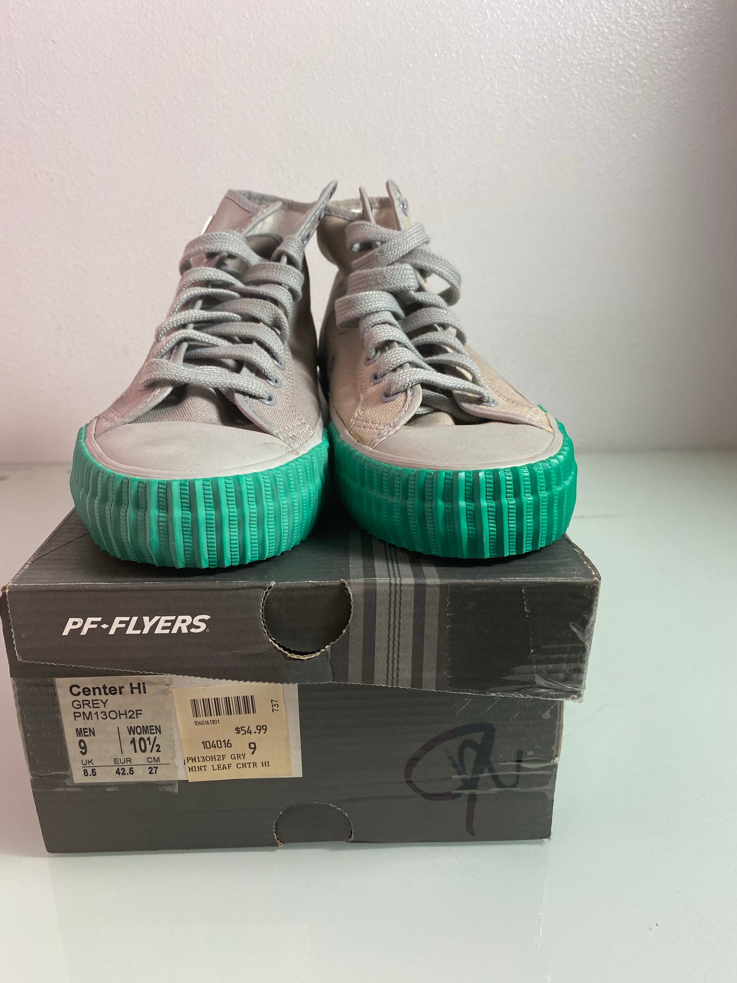 PF FLYER "Grey/Mint" Men's 9 - PM13OH2F