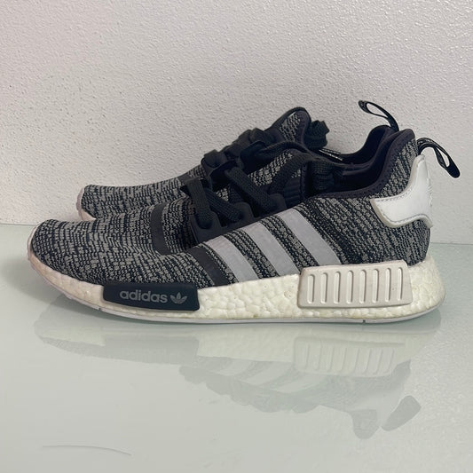 Adidas NMD R1 Primeknit "Midnight Grey" MISMATE Women's L:9 R:8- BY3035