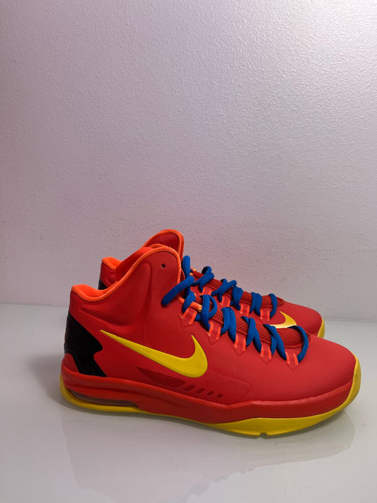 Nike Kevin Durant KD "Team Orange" MISMATE Youth's L:6.5 R:6-555641 801