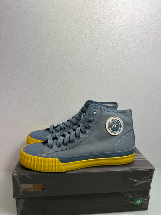 PF Flyers Center Hi "Blue/Yellow" Men's 7.5- PM13OH2G