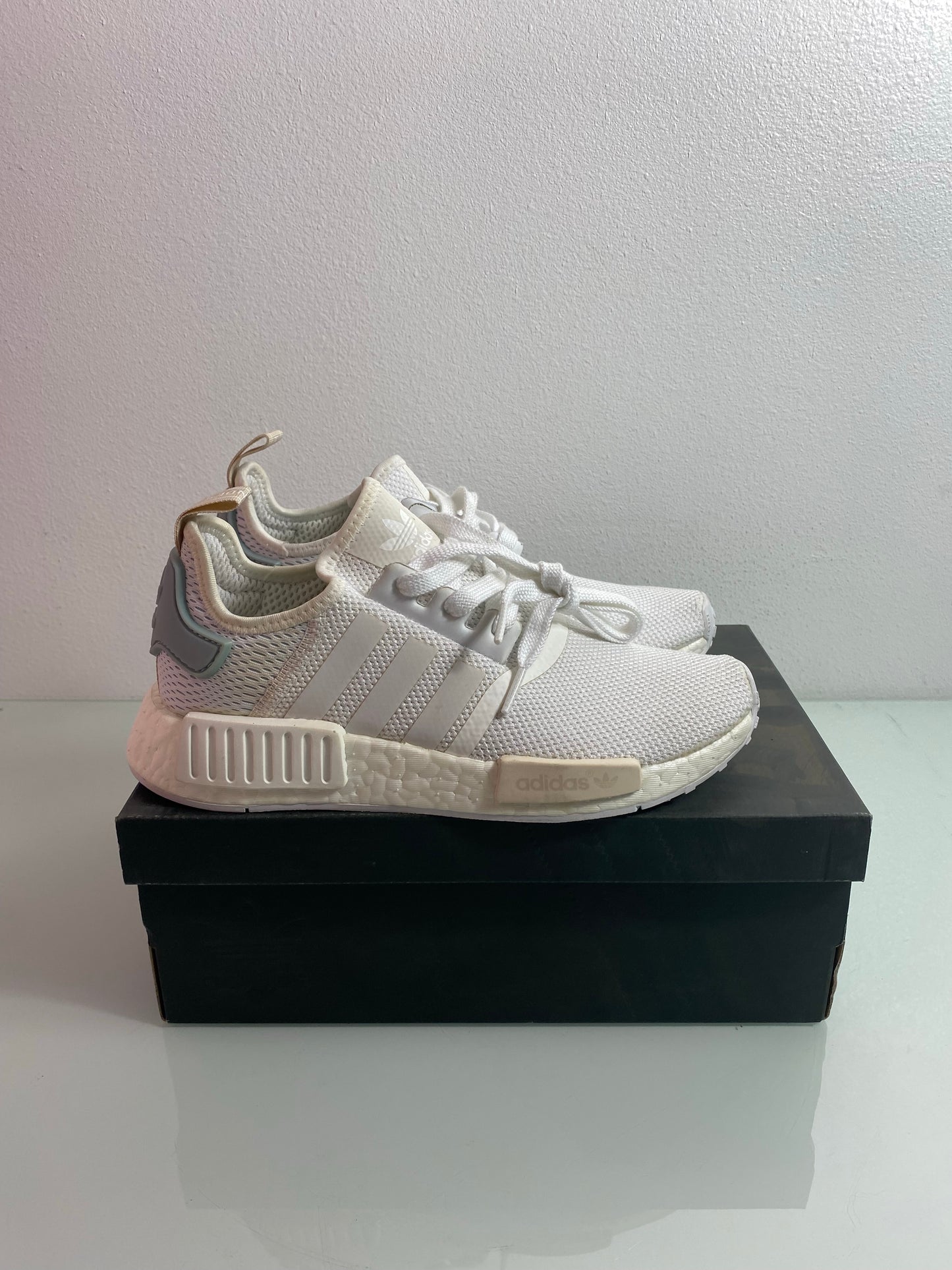 Adidas NMD_R1 "White" Women's MIMATE L:6.5 R:6 - BY3033