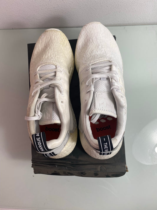 Adidas NMD_R2 "White"  Men's MISMATE L:10 R:10.5 - BY9914