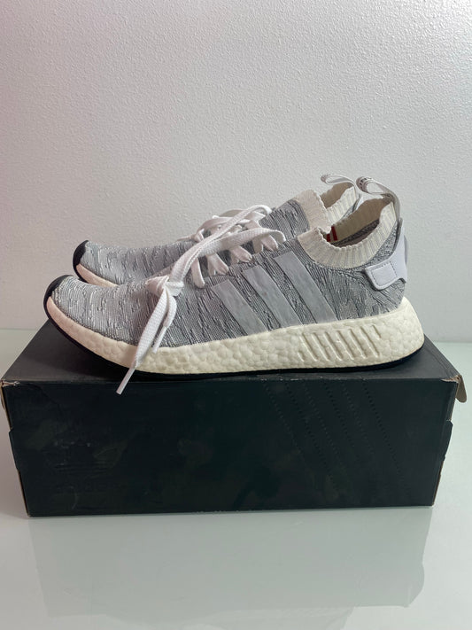 Adidas NMD_R2 PK "Grey" Men's MIMATCH L:10 R: 9.5 -BY9410