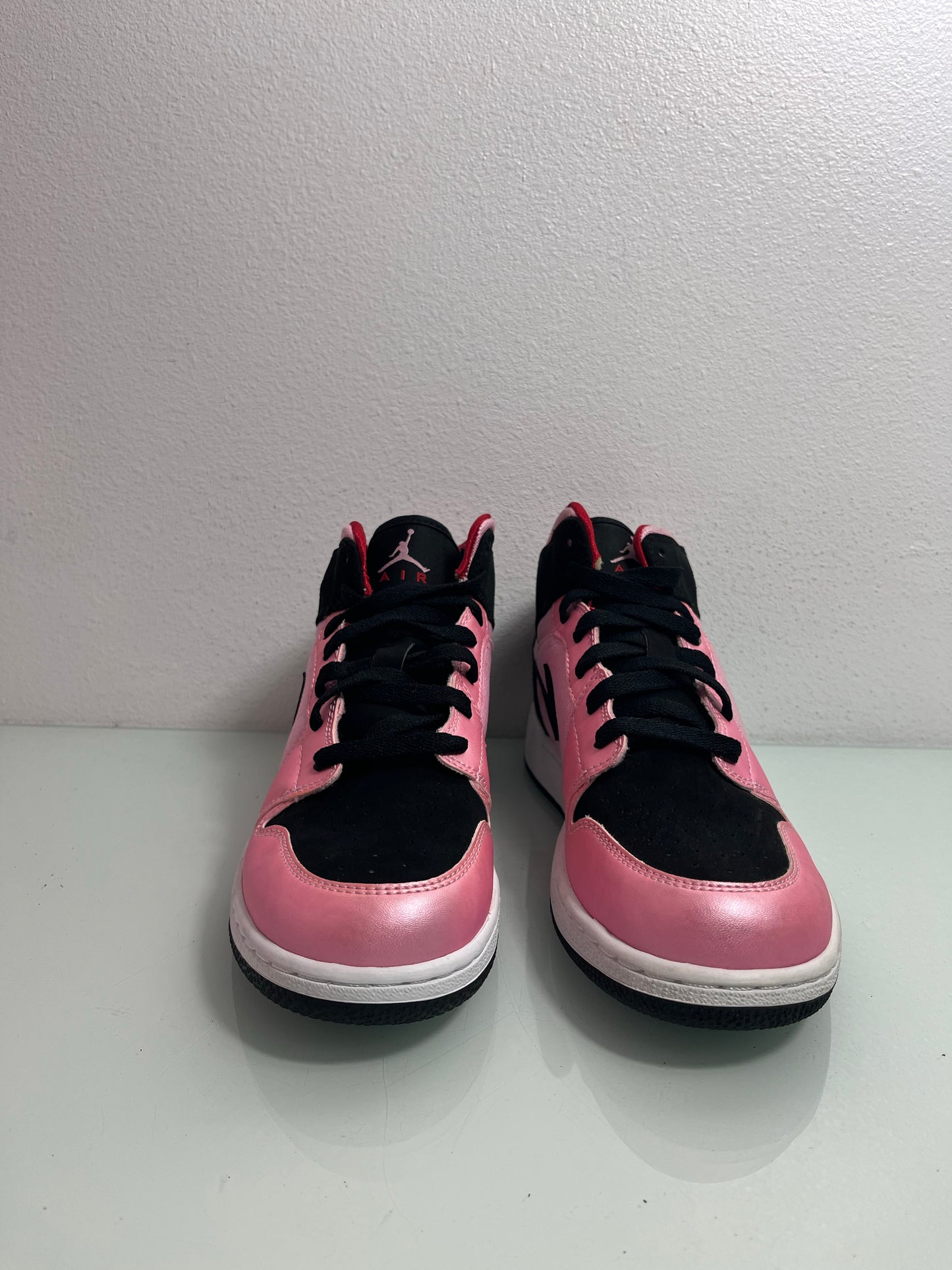 Nike Air Jordan 1 Retro Mid "Ion Pink" MISMATE Youth's L:6 R:5-555112 608