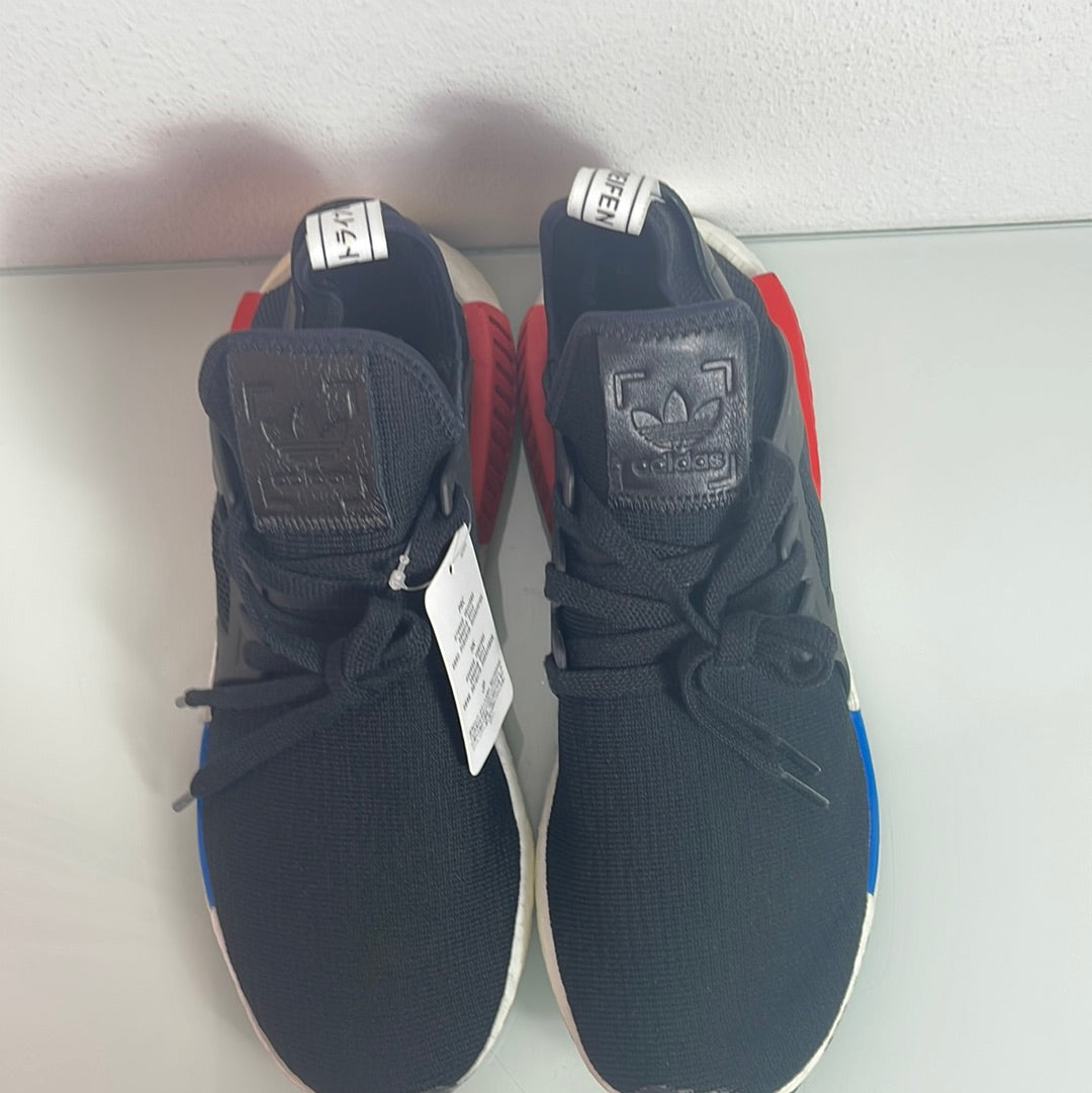 Adidas NMD R1"Black/Red-Blue" MISMATE Men's L:11 R:10- BY1909