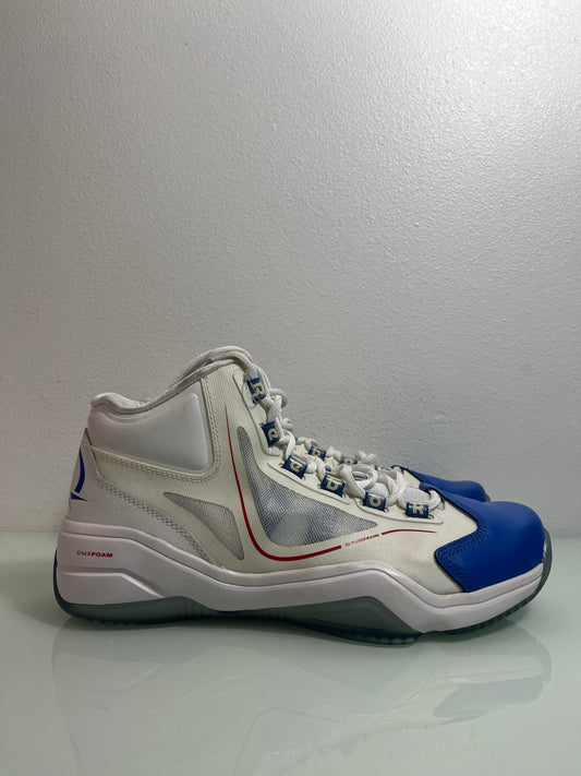 Reebok Q96 Cross Examine Allen Iverson "White/Blue" Men's 8.5-V61327