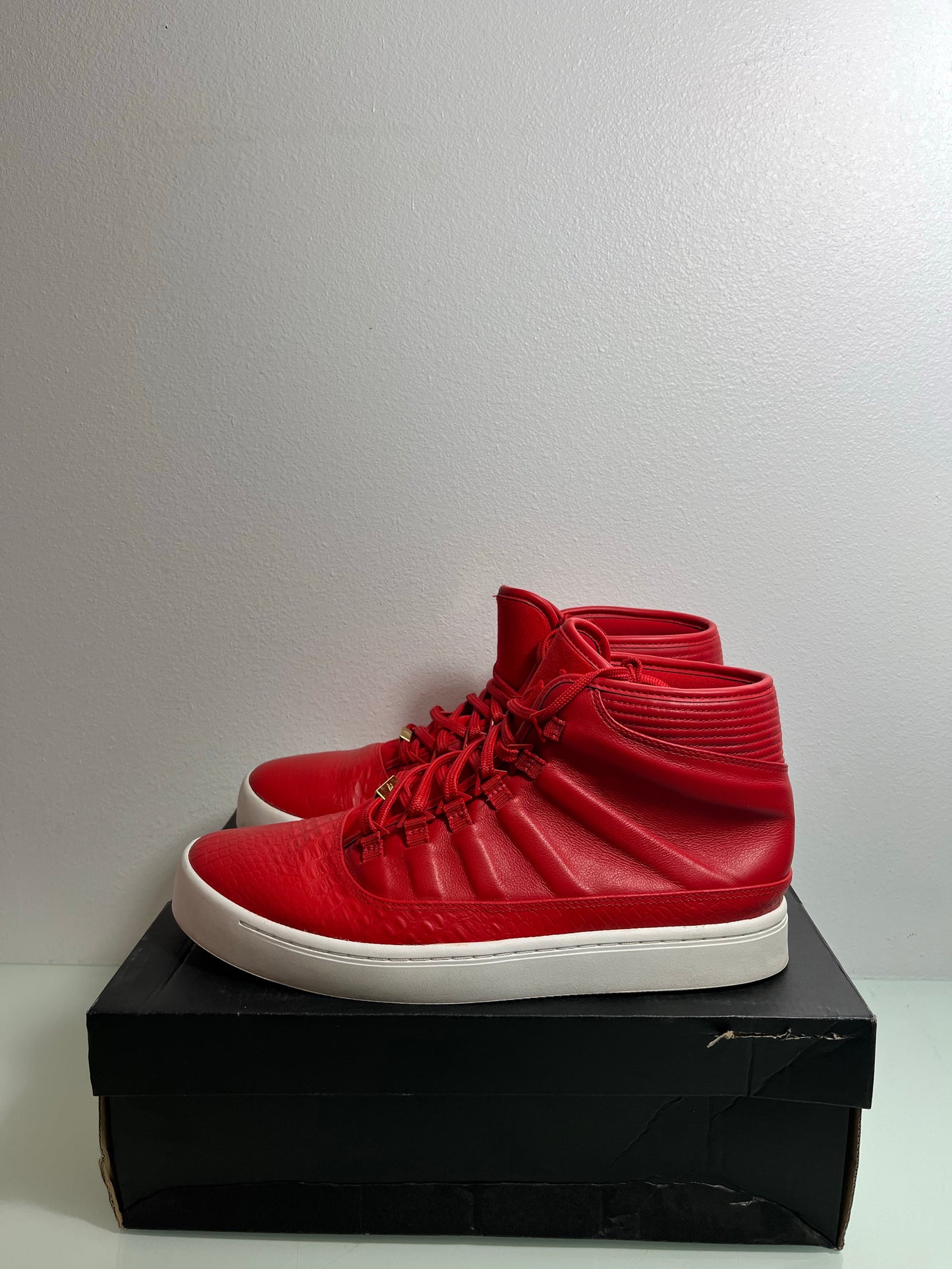 Jordan Westbrook "Red/White" MISMATE Men's L:10.5 R:11-768934 601