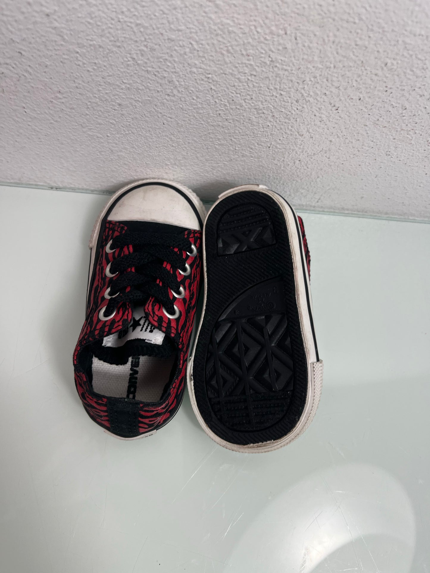 Converse (Fire) "Red/Black" MISMATE Infant's L:4 R:3-710051F