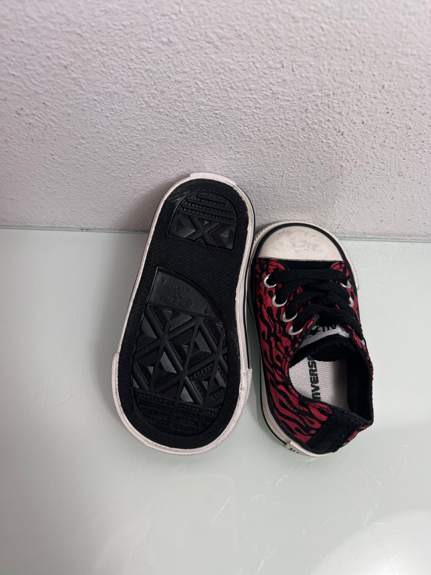 Converse (Fire) "Red/Black" MISMATE Infant's L:4 R:3-710051F